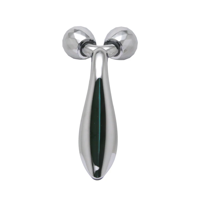 

3D Magnetic Face Roller Massager 360 Dregrees Facial massager Roller slimming massage face lifting tool, Silver