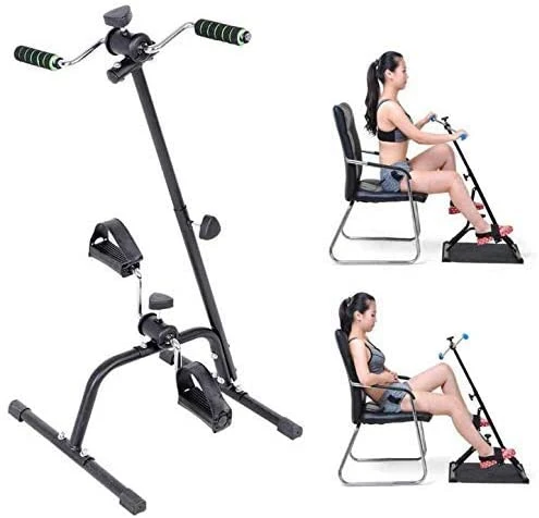 

Mini Pedal Exercise Bike Trainer Manual Indoor Cycling Bikes ArmLeg Physical Therapy Home Gym Fitness Equipment