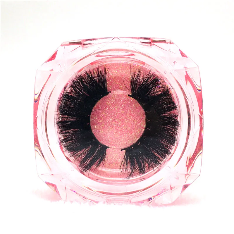 

High Quality Eyelash Packaging for 100% Real 25mm Strip Mink Lashes