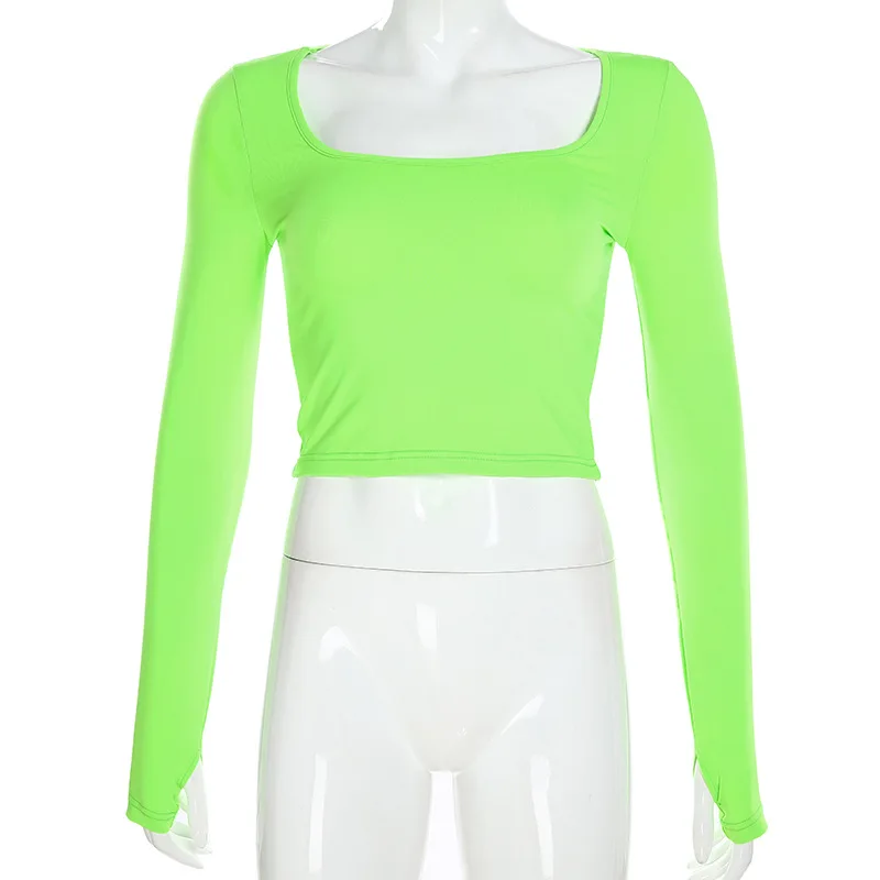 camisas neon para mujeres