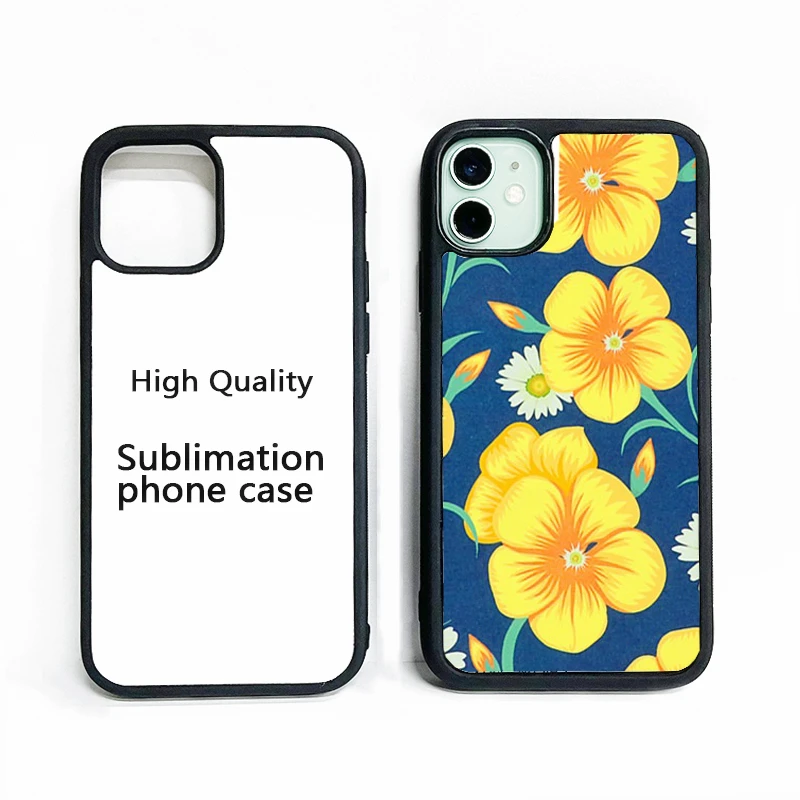 

sublimation phone cases clear blank 2D luxury high quality back cover For iphone 7 11 12 X XR XS MAX phone case, Black blank