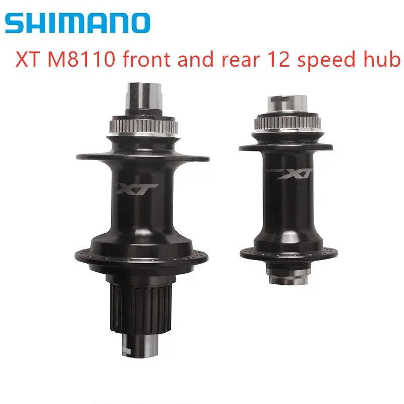 

Shimano XT M8110 front rear Hub Centerlock Disc Brake SPLINE 12 Speed Front Rear 32H Hub