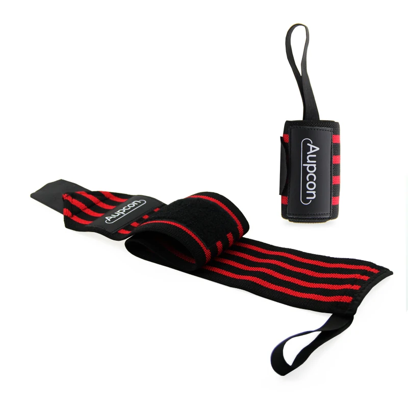 

Heavy-duty Sports Wristband Brace Bandage Gym Weightlifting strap Custom Printed Wrist Wraps, Black/grey/blue/red or customized