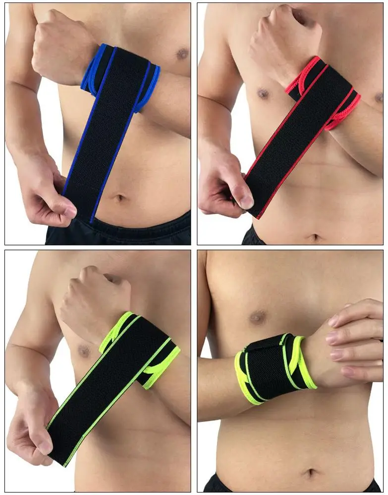 
HW019 Wholesale Sports Wrist Protection Wrist Brace With Basketball Tennis Fitness Lifting Wrist Support 