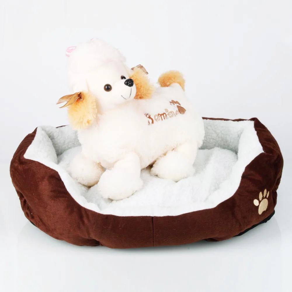 

Pet Dog Bed Cashmere Warming House Soft Cat Lounger Nest Dog Baskets Winter Plush Kennel Pet Bed Dogs Bed