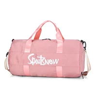 

Wholesale Custom Outdoor Travel Sports Black Pink Men Women Gym Bag