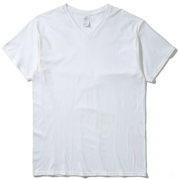 

latest plain V neck men's t-shirts