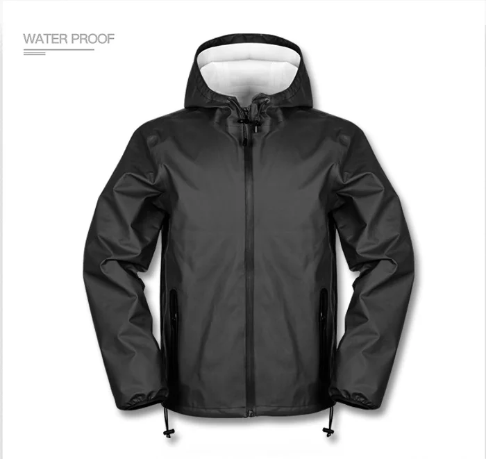 

Waterproof Men Casual Sportswear Lightweight Fishing Wear, Blue, black