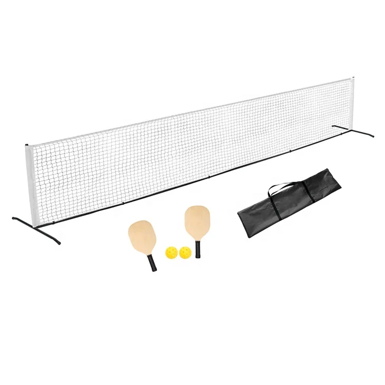 

High Quality Portable Pickleball Net Set Pickleball Stand Pickleball Paddle And Tennis Net Set, Customized color