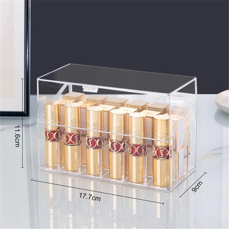 

BEAU FLY Private Logo Acrylic Lipstick Holder Lip Balm Storage Case, Clear