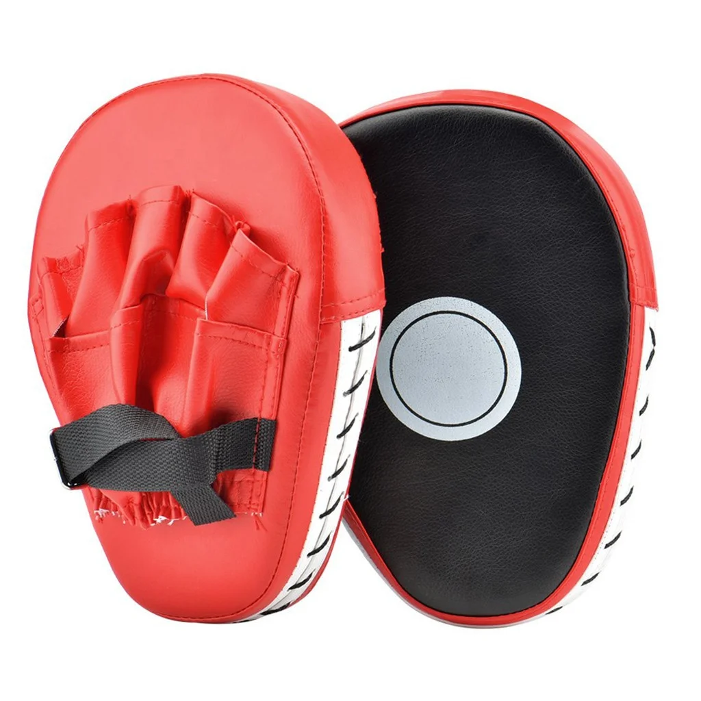 

Focus Boxing Punch Mitts Training Pad for MMA Karate Muay Thai Kick Palm Pad Hook Jab Strike Pads Target Mitt Glove, Red