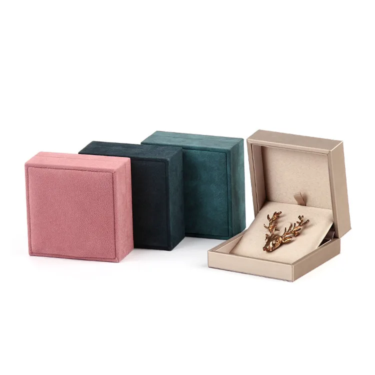 

New Flannel Jewelry Box Jewelry Storage Brooch Box Fashion Jewelry Packaging Gift Box Can Be Customized, Advisory service