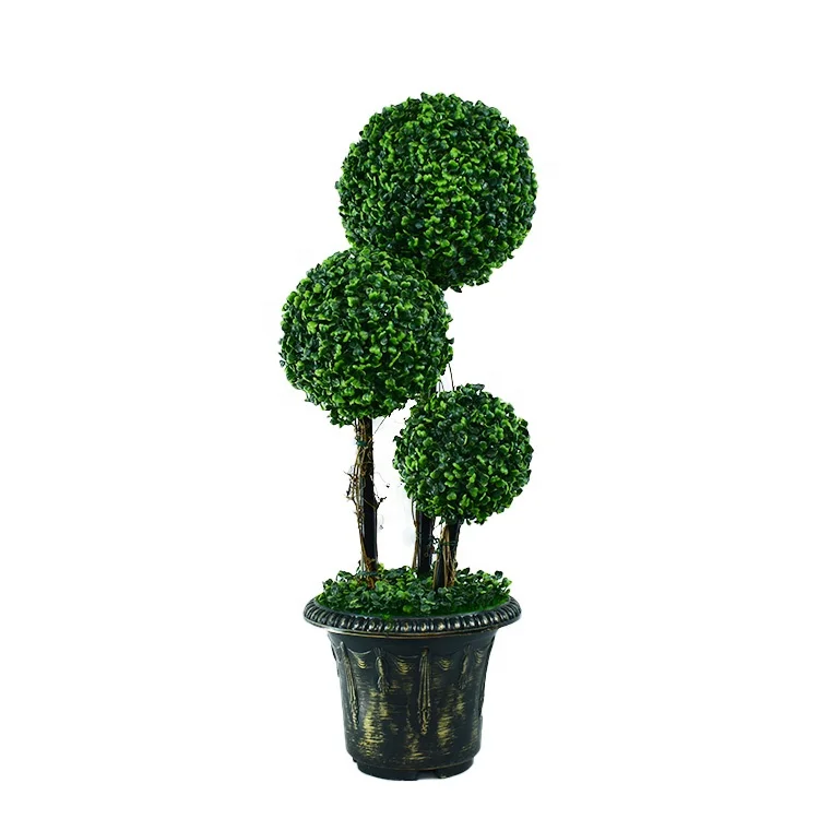 

Wholesale Artificial Potted Grass Ball Desktop Bonsai Decoration Simulation Green Plant