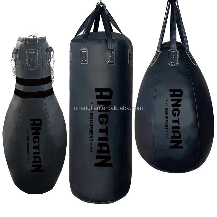 Factory Wholesale Filled Hanging Leather Pro Mma Boxing Kick Heavy Punching Bags