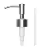 Soap Pump Stainless Steel Soap and Lotion Dispensers Pump Replacement for Dimension 26.3-27.3mm Bottles