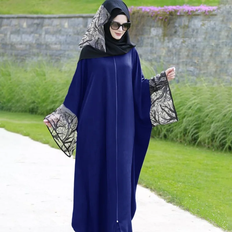 

2019 Latest style wholesale multi color abaya islamic clothing New Model Casual Dresses muslim women abaya kaftan, Picture