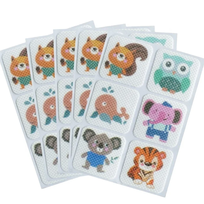 

Kids Cartoons stickers mosquito repellent patch sticker with 6 patch