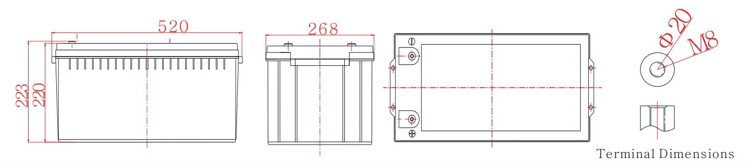 85AH 12V بطارية الرصاص الحمضية المختومة MSDS قابلة لإعادة الشحن للأجهزة المنزلية 0