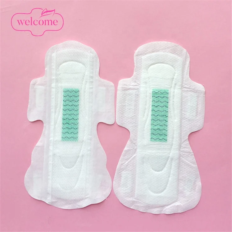 

Hypoallergenic Made in China Hot Sale Active Oxygen Negative Ion Sanitary Napkin, White,yellow,pink