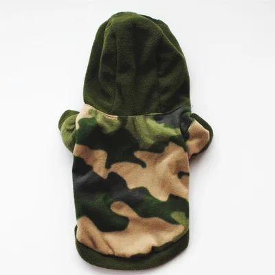 

VK111-Fall and winter fleece, hooded, dog Camo warm jacket, Customized color