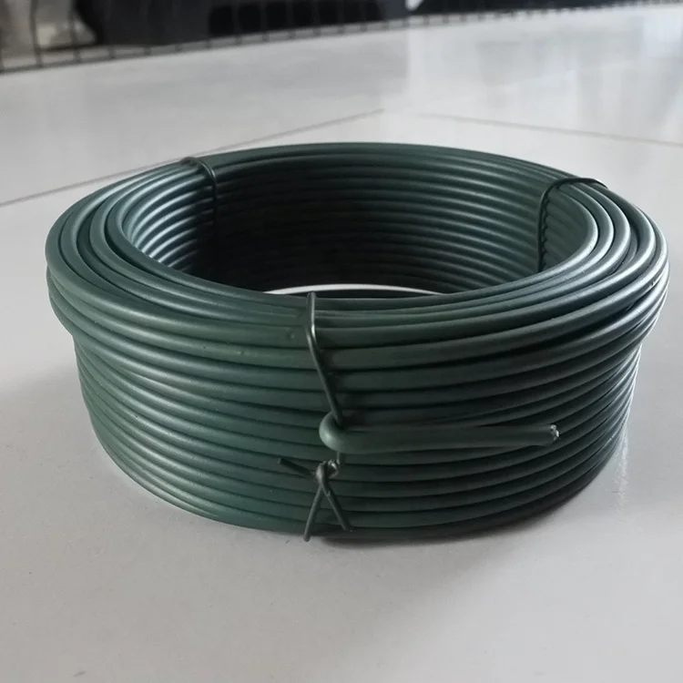 厂家直销pvc塑料涂层镀锌扎带丝2毫米 - buy 花园pvc涂塑绑线,pvc涂层