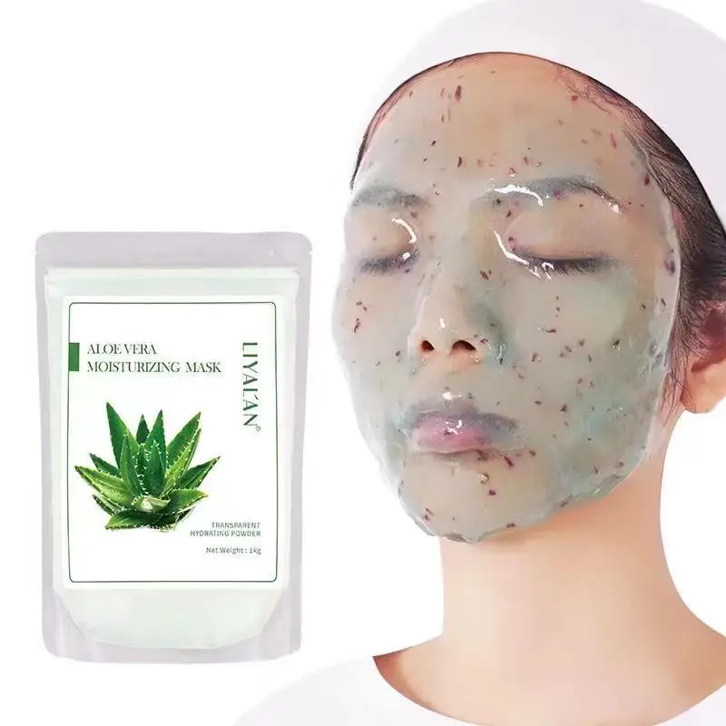 

Korean Skin Care Organic Aloe vera Anti Aging Crystal Collagen Moistrising Facial Hydro Jelly Mask Powder