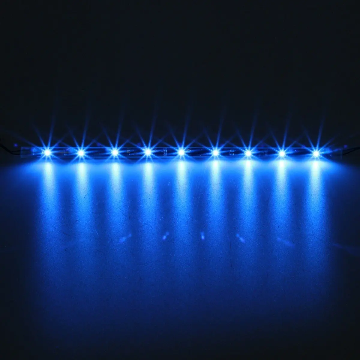 14pcs 126-3528 Universal Underglow Led Strips Shinning Blue Kit 12V Neon Accent