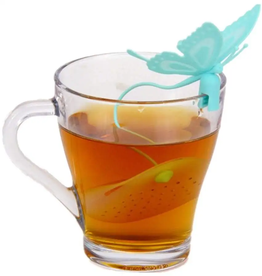 Food Grade Butterfly Shape Silicone Tea Infuser for Steeping Loose Leaf