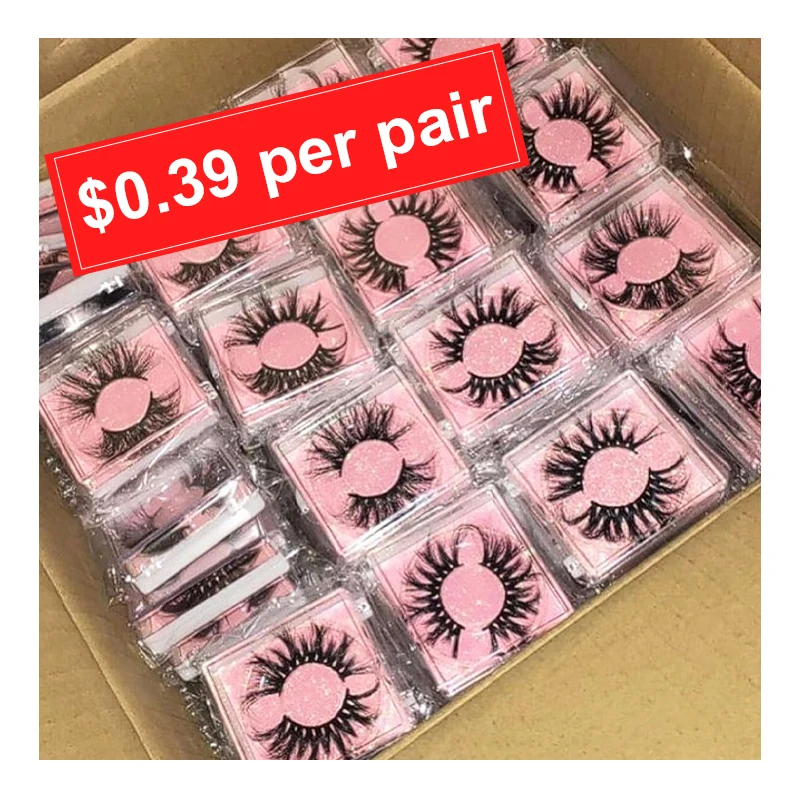 

Wholesale 3d Strip Faux Mink Eye Lashes Vendors 25mm Faux Mink Lashes And Private Label Vegan Faux Mink Eyelashes, Natural black