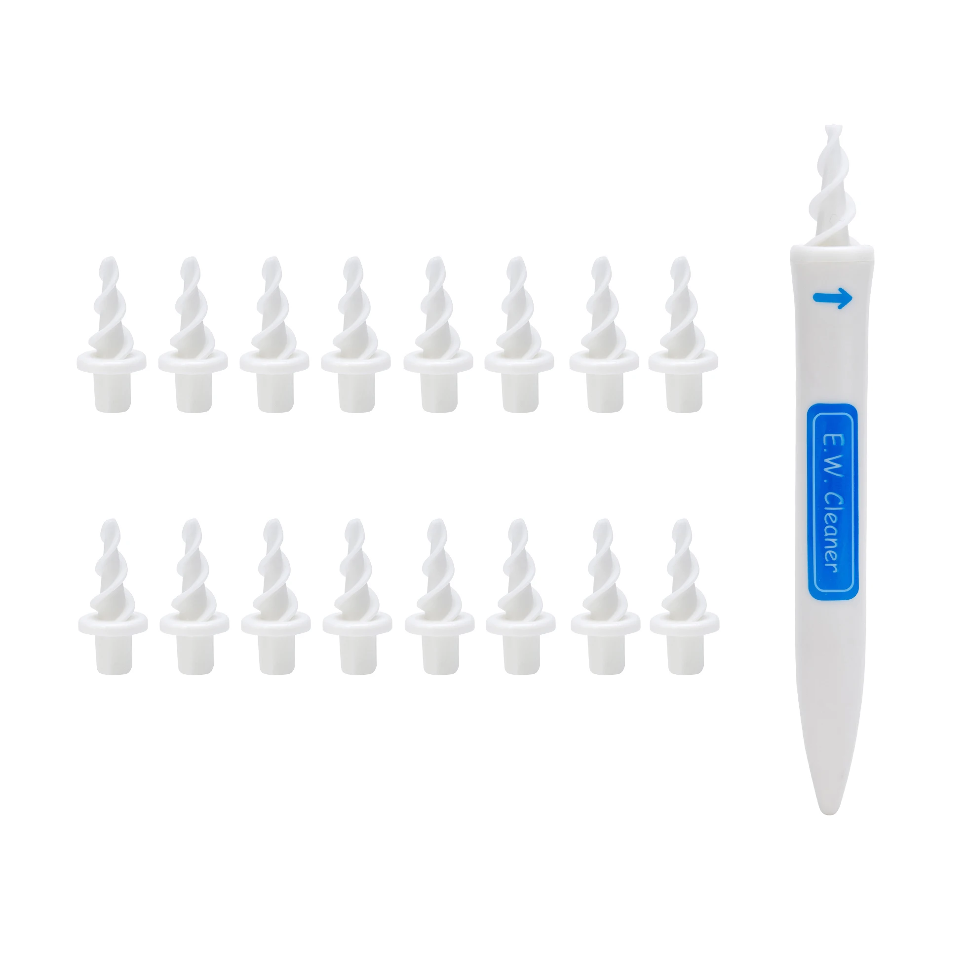 

2021 New Design Earwax Cleaner Soft Tips With 16 Replacement Heads