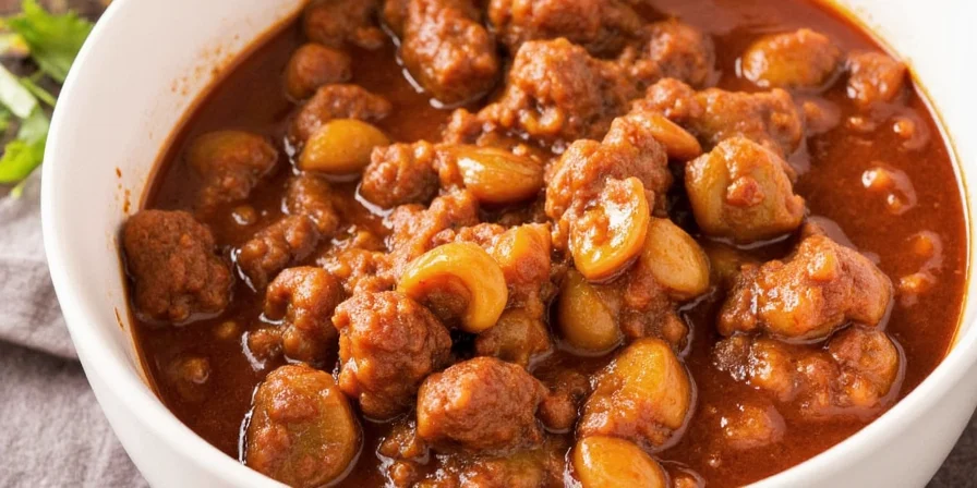 Caribbean Jerk Beef Chili with Plantains