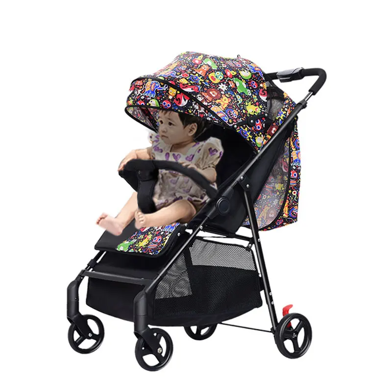 

2022 New Easy Folding Baby Stroller Pram, Buy Fashion Stroller Baby Murah/, Pink/blue/green/gray/red/flower color