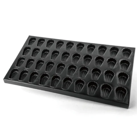 

Novelty Non-stick 40pcs Madeleine Cake Molds Shell Cake Mould Cupcake Baking Tray
