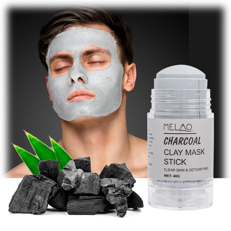 Charcoal clay mask