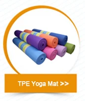 Bốn mảnh Phù hợp với Thể dục dụng cụ Dày Thảm tập Yoga Không độc hại Màu hồng 10mm 5