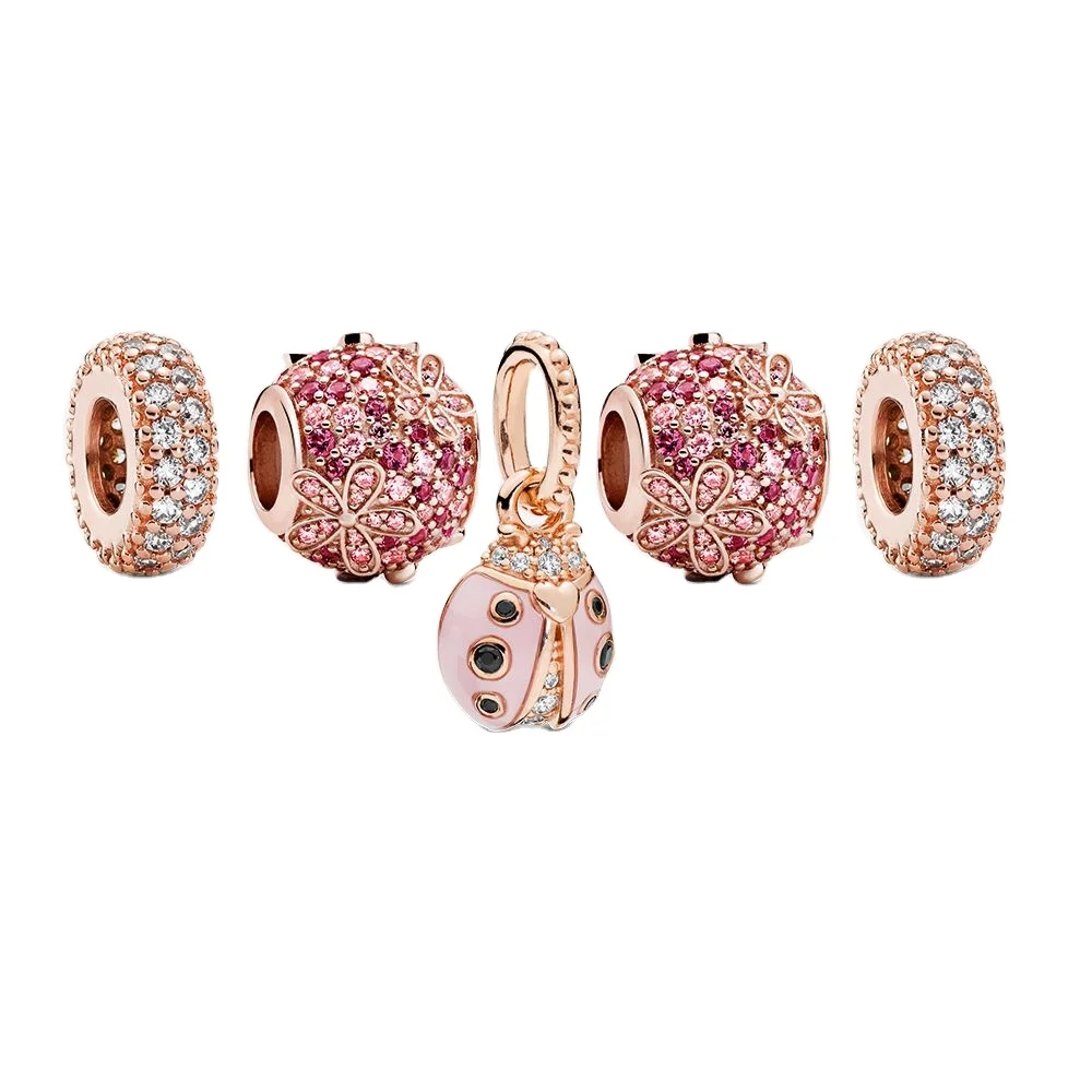 

Rose Gold Pendants Charms for pandora pink gold mother pendant charms for pandora