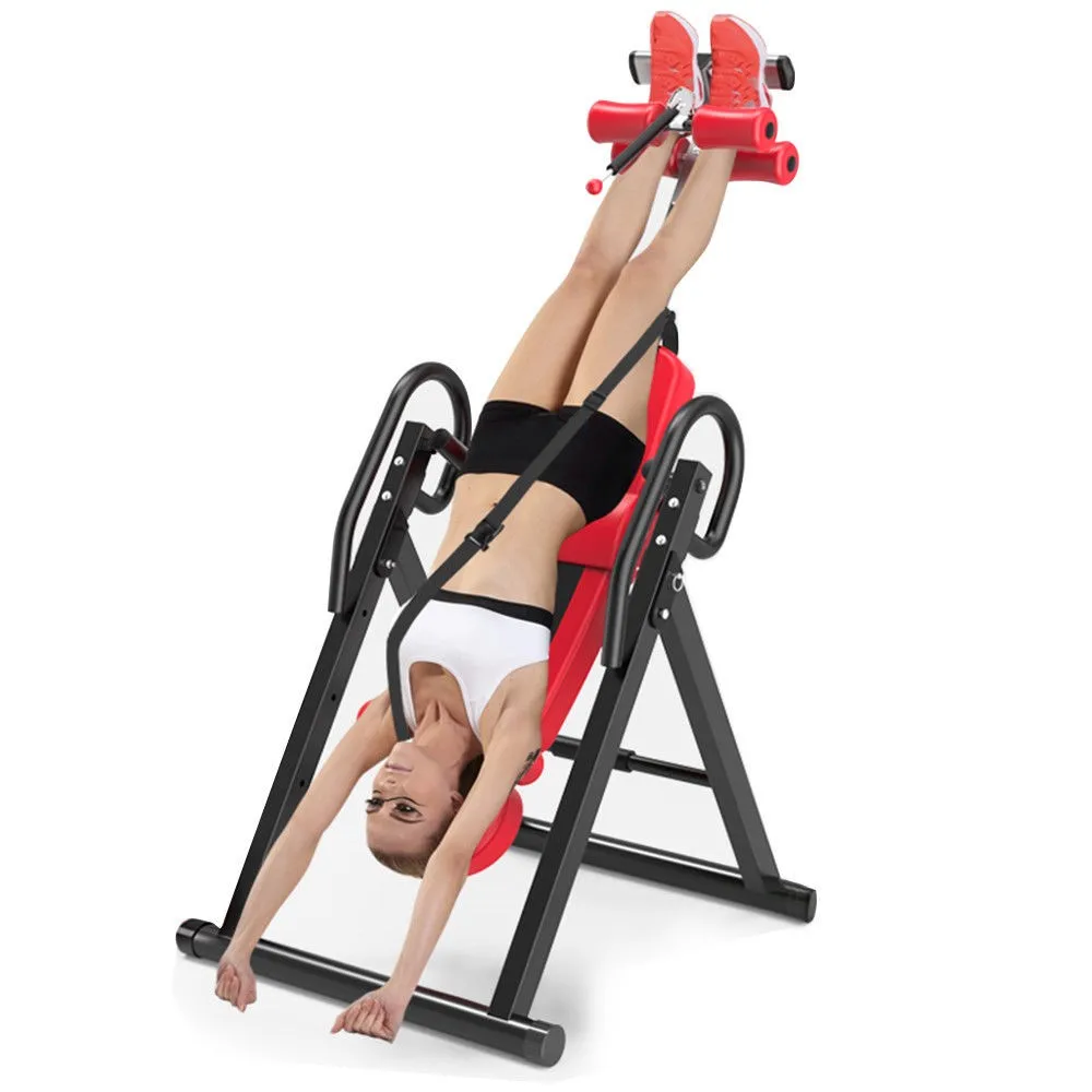 

YIWU factory Folding gym equipment home fitness muscle relax handstand exercise equipment handstand machine inversion table, Picture