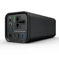 

Solar ac power Kit 40000mAh battery pack 3 port USB power bank