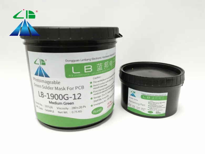 
Green PCB Solder Resist Soldermask Ink Photoimageable Solder Mask 