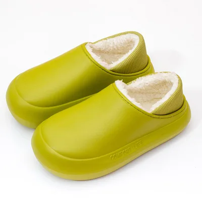 

Women's thermal home bedroom indoor outdoor non-slip slippers EVA home wear slippers, Picture