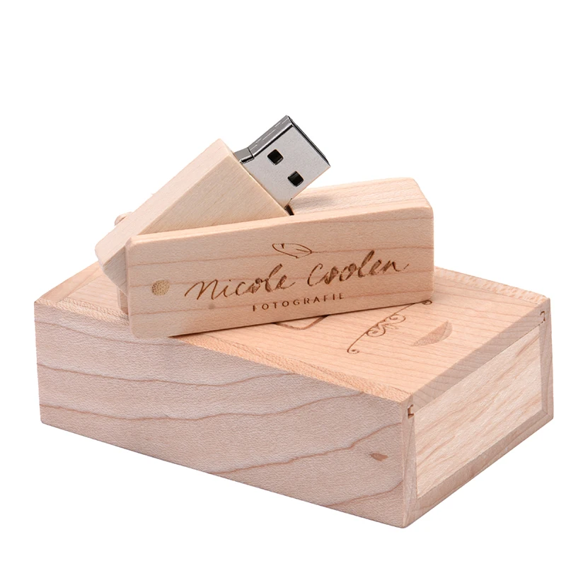 

JASTER Hot selling rectangle wood pendrive 4GB 8GB 16GB 32GB 64GB USB 2.0 usb flash drive with cheapest price