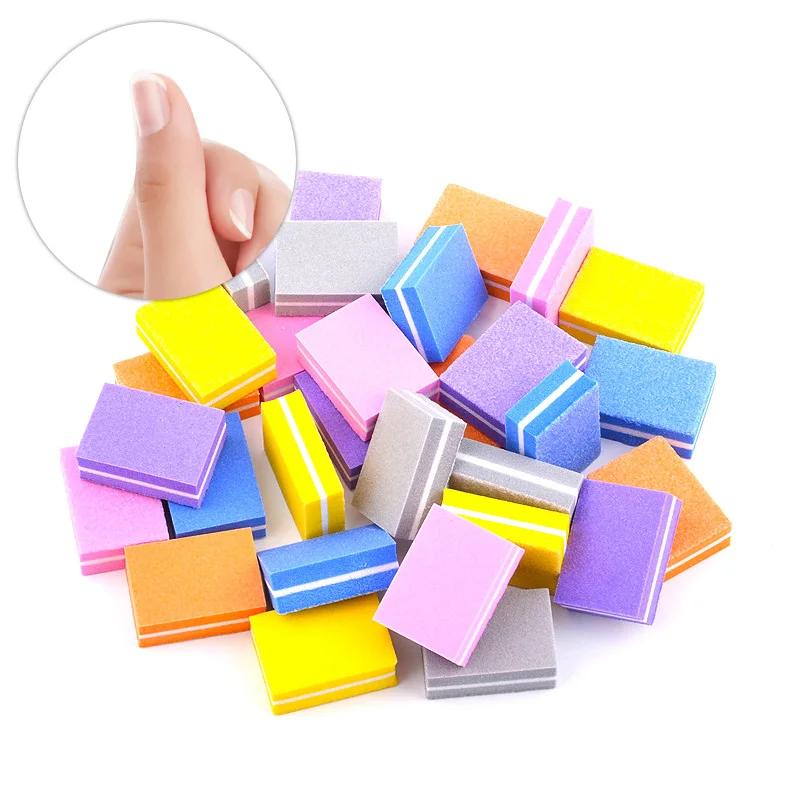 

SHIZHIXIU Custom Nail Buffing Block Sponge Square Mini Nail File Block Double Sided Sponge Nail Buffer