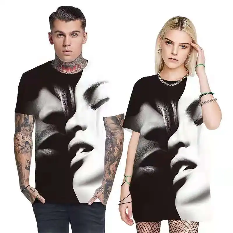 

Diy Custom Digital Tshirt 3d Sublimation Printing Men's T Shirt Quick Dry Tee Shirt Sublimation Tshirt