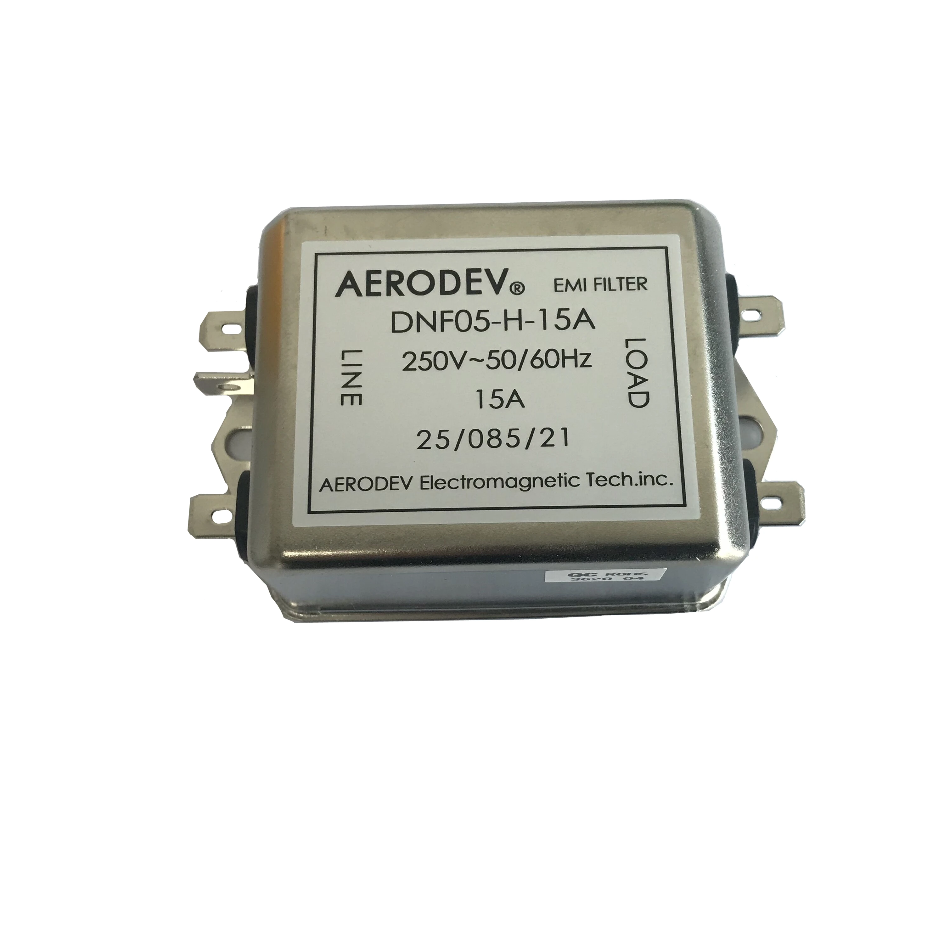 

15A Power Line EMI Filter Single Phase AC Electric Motor Filter