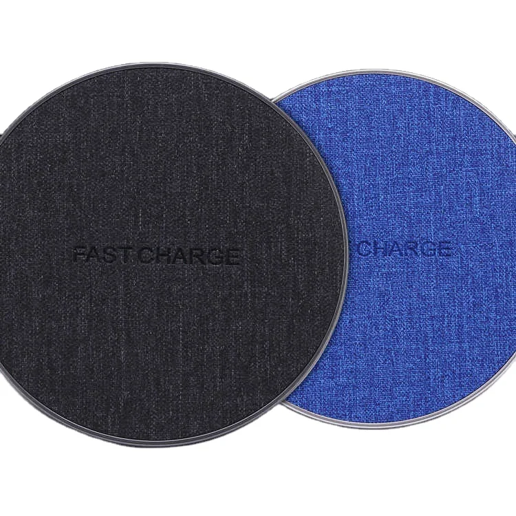 

Manufacturer Customized Wireless Charger Portable Charger Wireless Charging Mat Mobile Phone Qi Standard Mobile Digital Devices, Black/blue