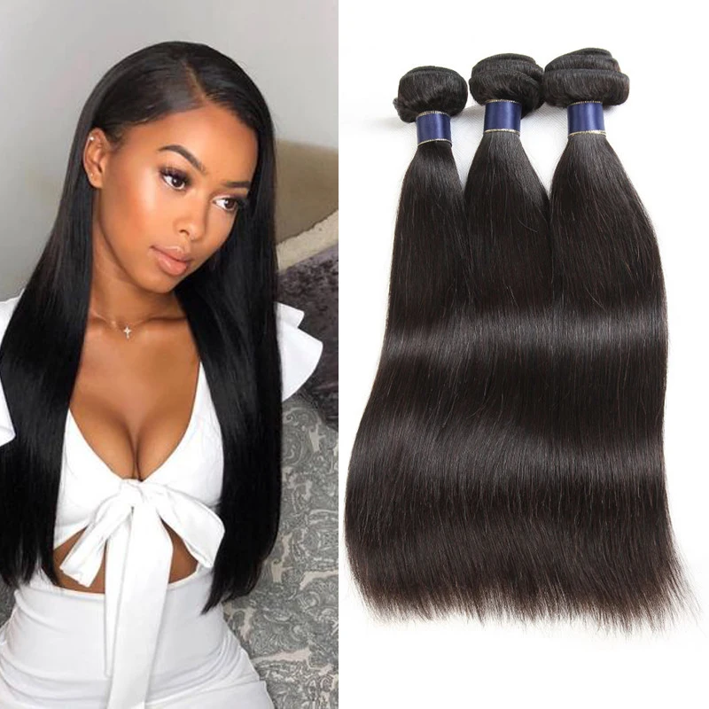 

Unprocessed Straight Human Hair Weave 10A Grade Mink Brazilian Human Hair Extension Wholesale bundles vendors with human hair