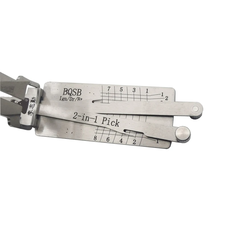 
Original Lishi BQSB 2 in 1 auto Car Door Lock Picks Decoder Unlock Tool 