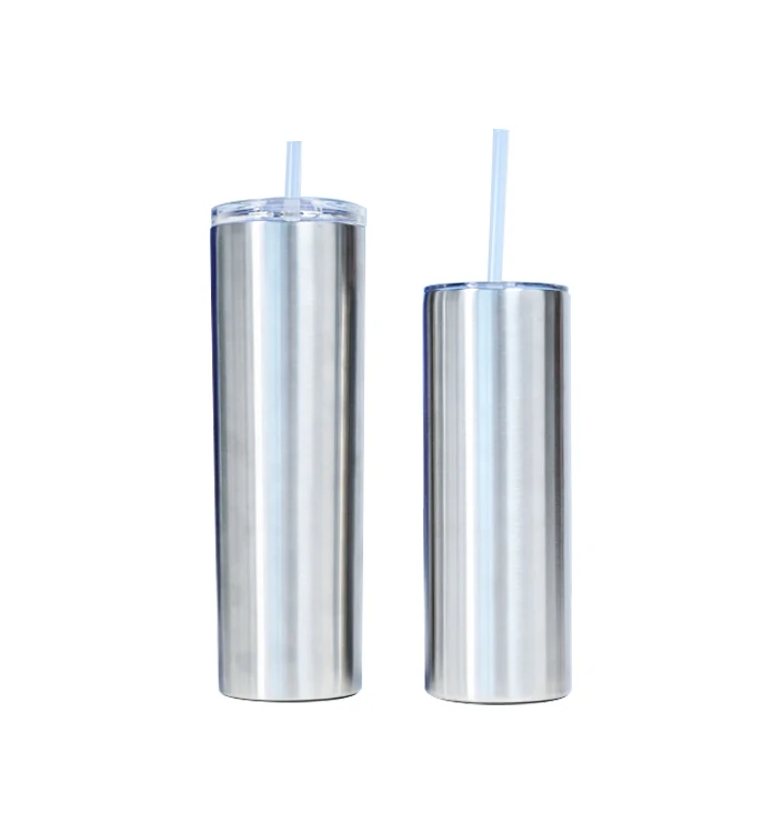 

Hot Selling Amazon china drink Straight Cylinder Cup Double Vacuum Insulated Coffee Cup Stainless Steel tumbler With Straw