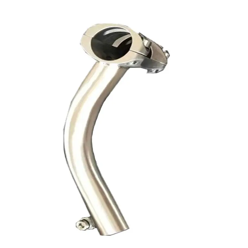 

factory price 90-160mm Titanium Quill Stem Handlebar Neck Stem for Road Bike bike parts, Silver