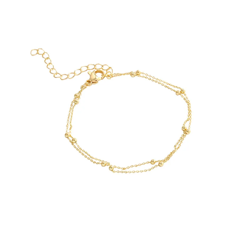 

Fashion temperament bracelet niche gold beanie design hand jewelry bracelet